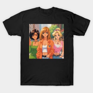 Friends in anime style - 3/4 designs T-Shirt